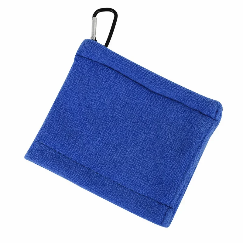 Golf Balls Cleaning Towel with Carabiner Hook - Get a Spotless Club Head Every Time!