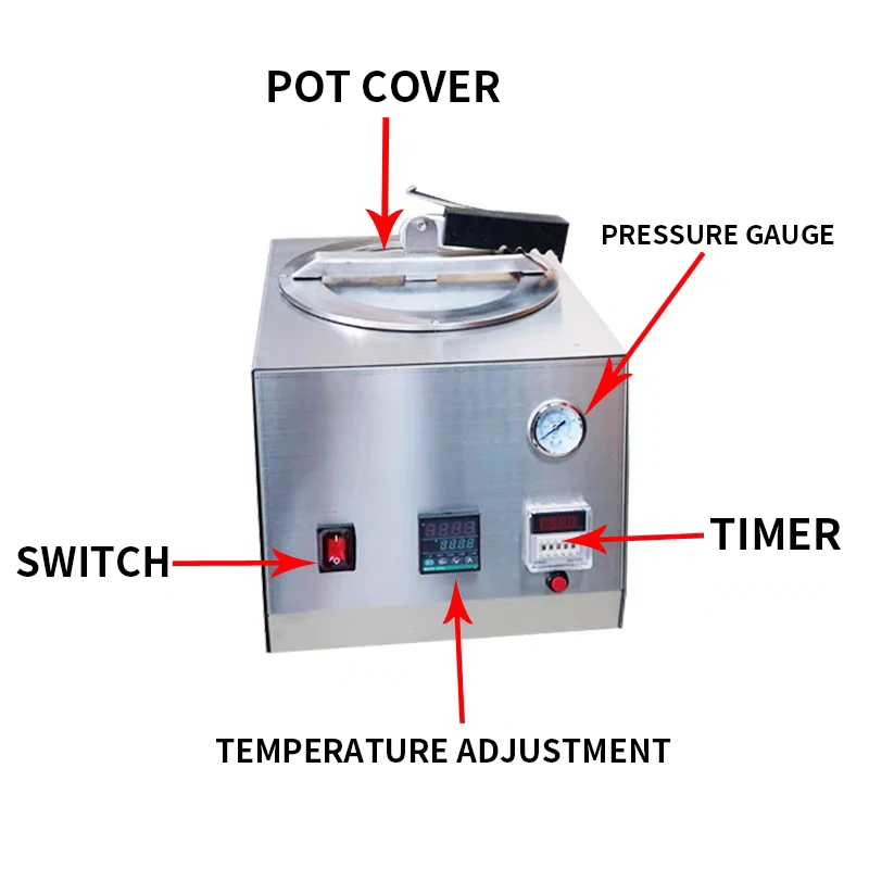 Dental Pressure Cooker Backflush Pressure Cooker Trend Has More Metal Sound Quality Yen 500W