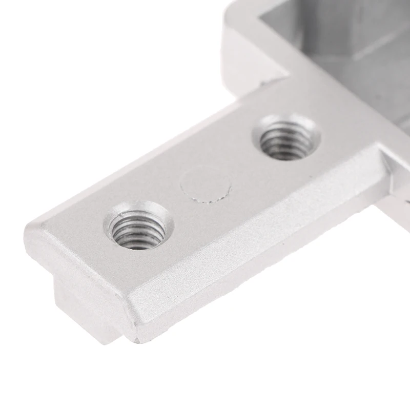 T 슬롯 2020 3030 4040 알루미늄 압출 프로파일 3차원 브래킷 부품용 4팩 3방향 엔드 코너 브래킷 커넥터