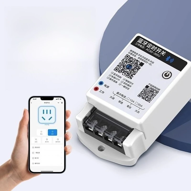 Bluetooth time-controlled switch cycle timing countdown timer 220v door head advertisement automatic power-off timing