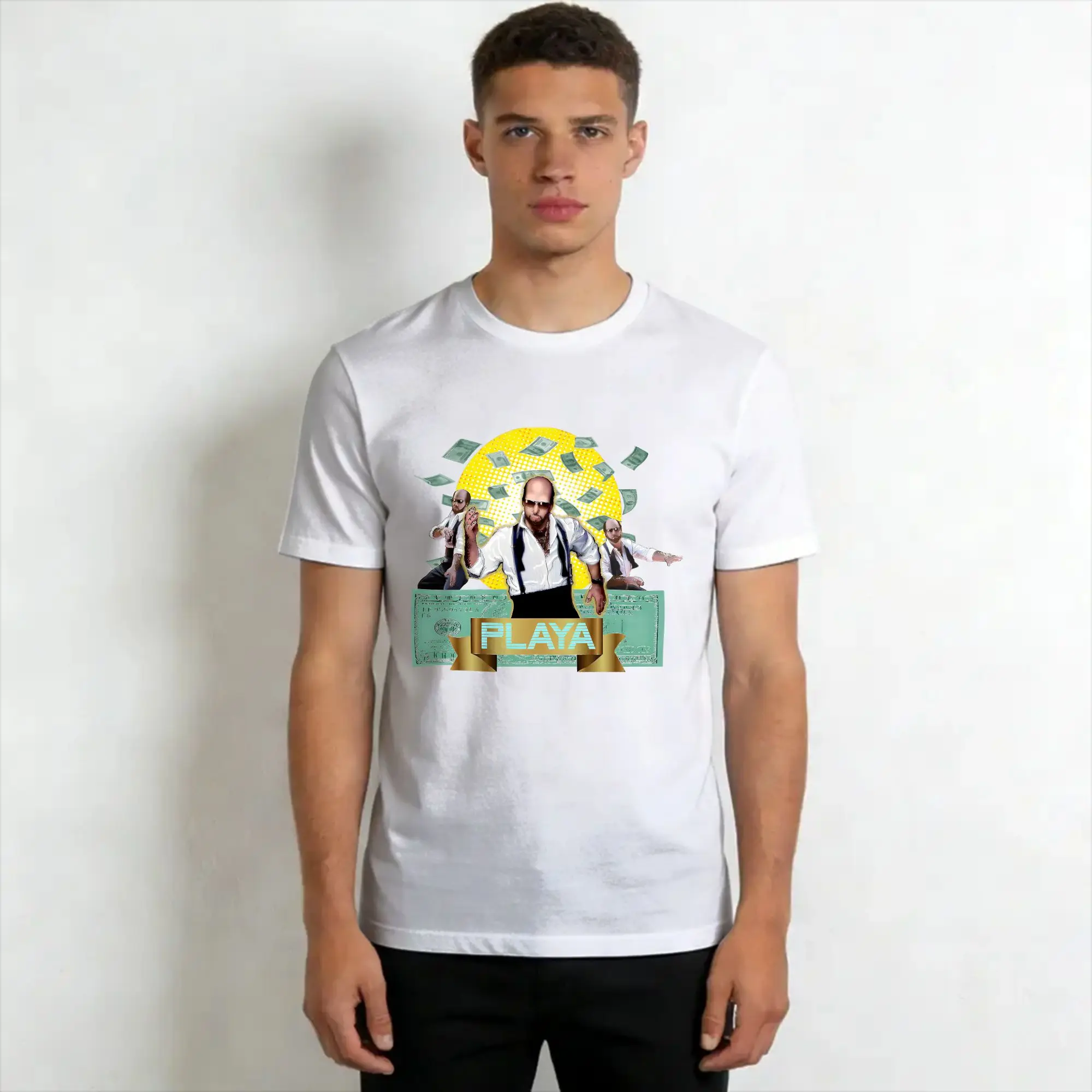 Les Grossman Tropic Thunder Movie Tee Shirt for Men Women Graphic Printed T Shirts  Cotton Clothes