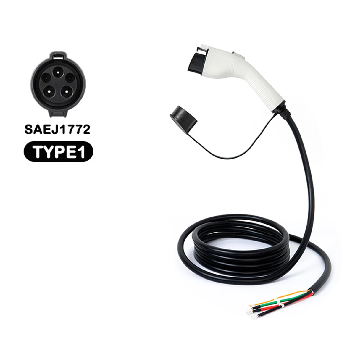 Type 1 EV Charger Cable 16A 32A J1772 Plug Adapter Electric Car Charging Station Connector