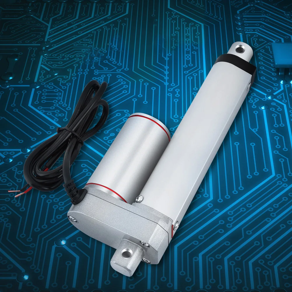 Curso de atuador linear elétrico de 150mm Atuador linear elétrico de linha reta 750N de alta serviço 24V