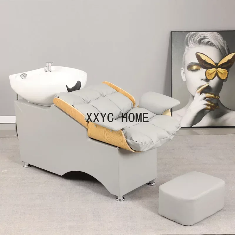 

Head Spa Bed Shampoo Chair Beauty Professional Hairdressing Washer Chair For Washing Cosmetic Furniture GY50GP