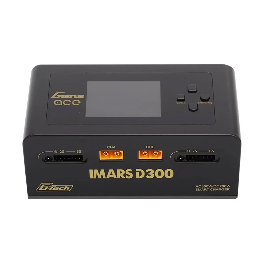 Gens ACE IMARS D300 Lithium battery High Power Smart Balance Charger  for LiPo Li-ion LiFe NiMH NiCd Battery FPV Airplane Drones