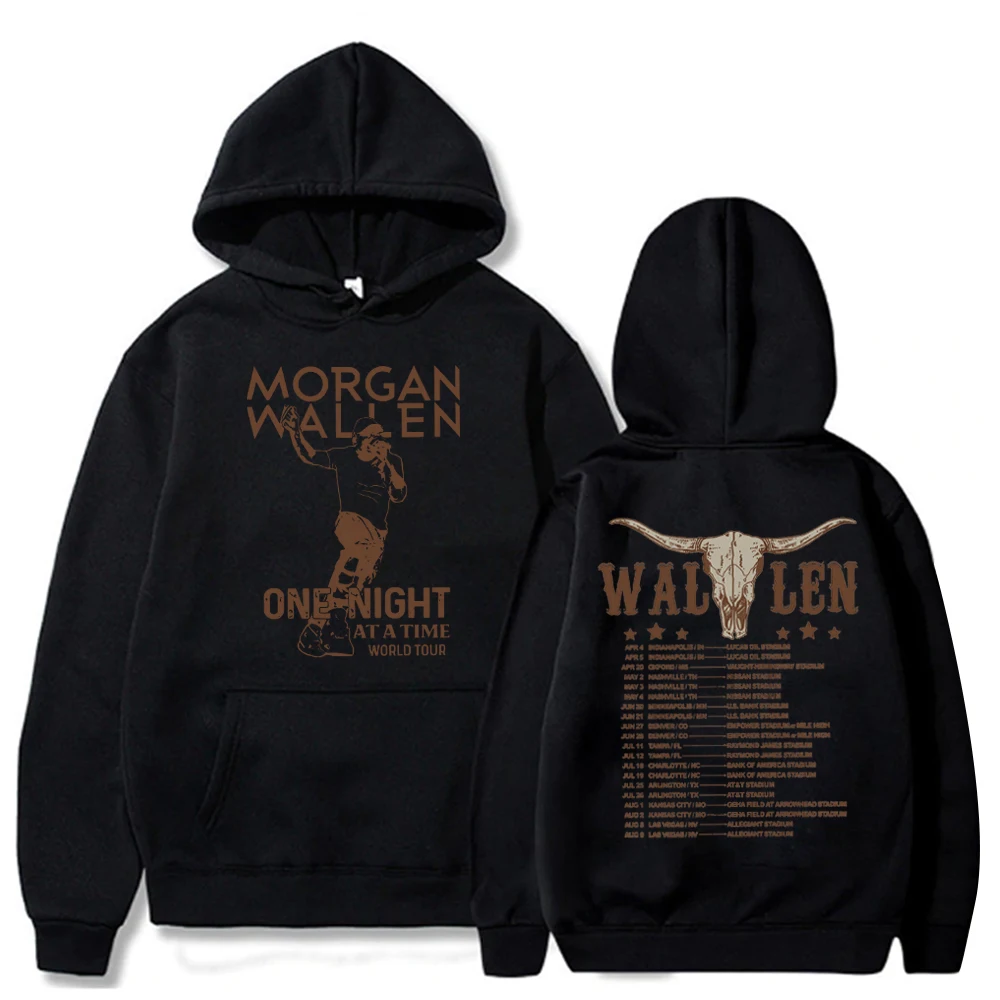 Morgan Wallen Hoodie Wallen One Night At A Time Tour Hoodie Morgan Wallen Merch Pullover Tops Streetwear Unisex