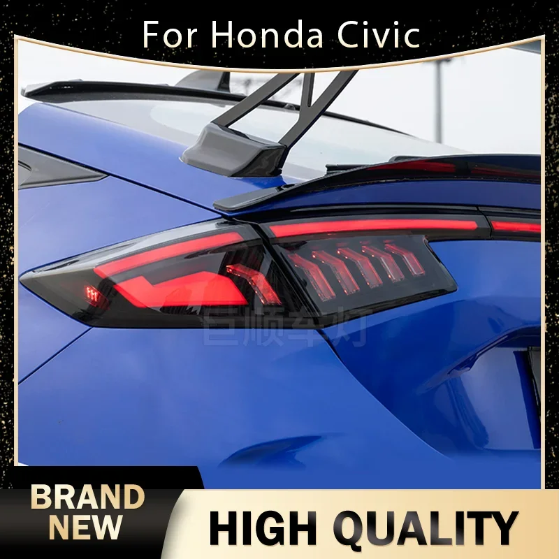 Luces traseras LED para Honda Civic Hatchback 2022-2025 lámpara trasera DRL + señal de giro dinámica + marcha atrás + luces LED