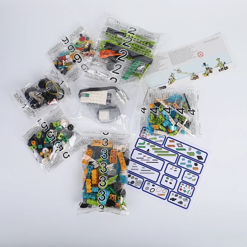 NEW Techncial Parts WeDo Core Set STEAM Education Robotics Construction Compatible with 45300 WeDo 3.0 Building Blocks DIY Toys