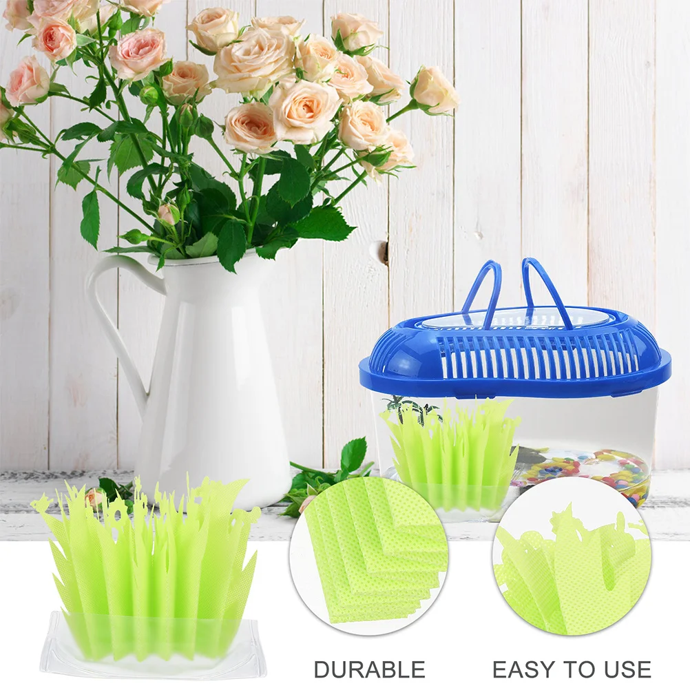 

2pcs Reptile Box Humidifier Washable Plants Shaped Unplugged For Terrarium Decor Reptile Tank Landscaping Crawl Pets House