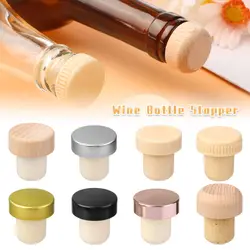 1 Pcs Wine Stopper Champagne Rubber Bottle Cap Cover Kitchen Bar Supplies T-shape Bottle Sealing Plug Bar Tool Beer Soda Cork
