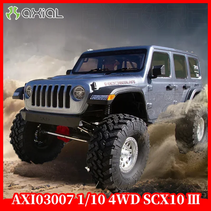 AXIAL AXI03007 1/10 SCX10 Ⅲ 電動 4WD リモートコントロール オフロード クローラー シミュレーション モデルカー キット 空フレーム クリアランス、RC カー
