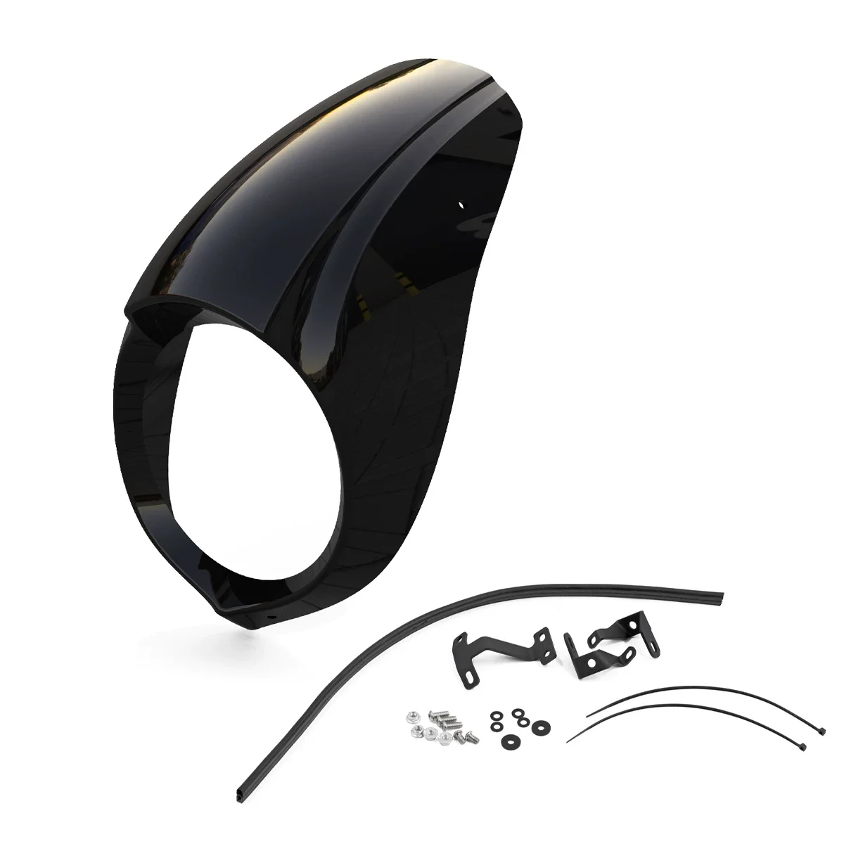 For VOGE CU625, a special accessory for modifying the headlights and windshield with a pig-head design.