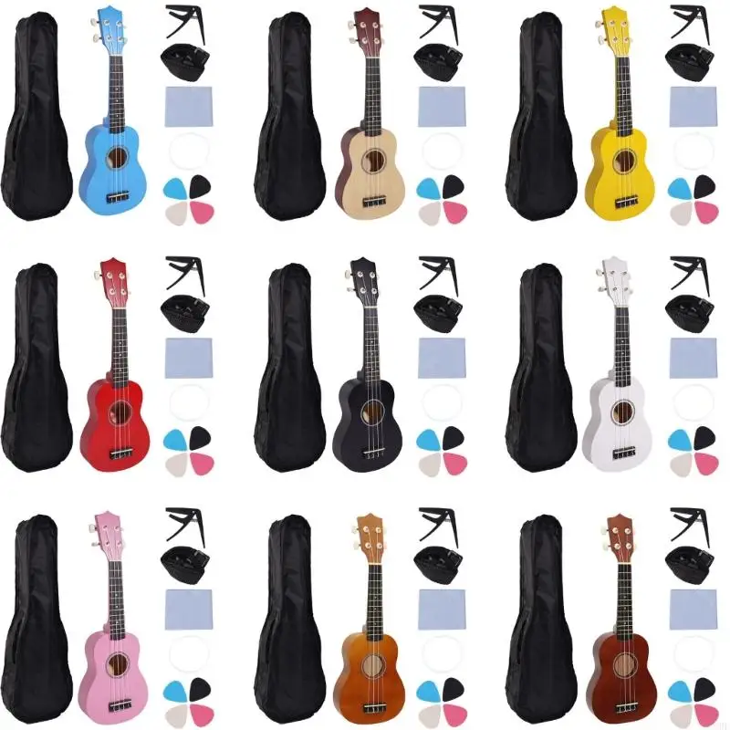 

Travel Friendly 21Inch 4 Strings Ukulele Musical Instruments Texture