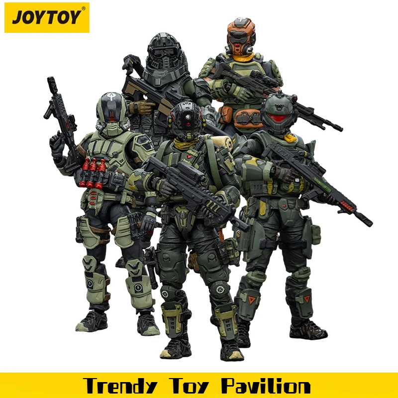 【JOYTOY】ฟิกเกอร์แอคชั่น Steel Ride Corps Assaulter Karl Marco Rhett Stephen Volok ขนาด 1/25 ของเล่นโมเดล