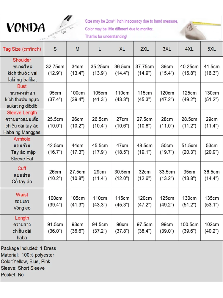 VONDA Women Mini Dress Casual V Neck Solid Color Short Vestidos 2025 Summer Sundress Bohemian Puff Sleeve Loose Robe Oversized