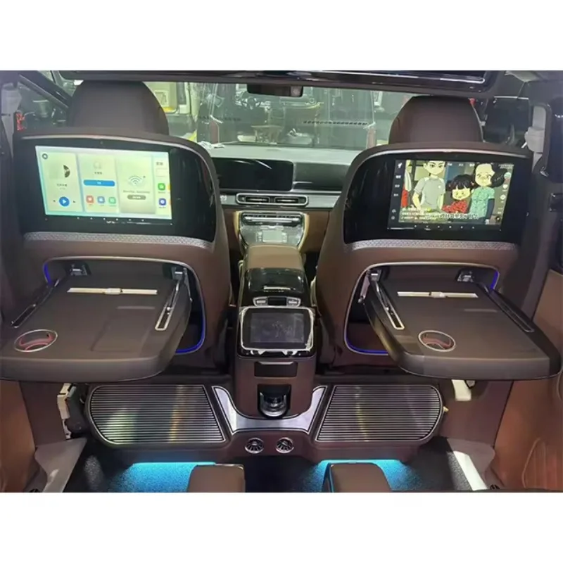 

Автомобильное кресло для телевизора, спинка, развлекательный стол, доска, обновление внутренних аксессуаров для Vito/V260, морской лев Alpha Vellfire Transit MPVs