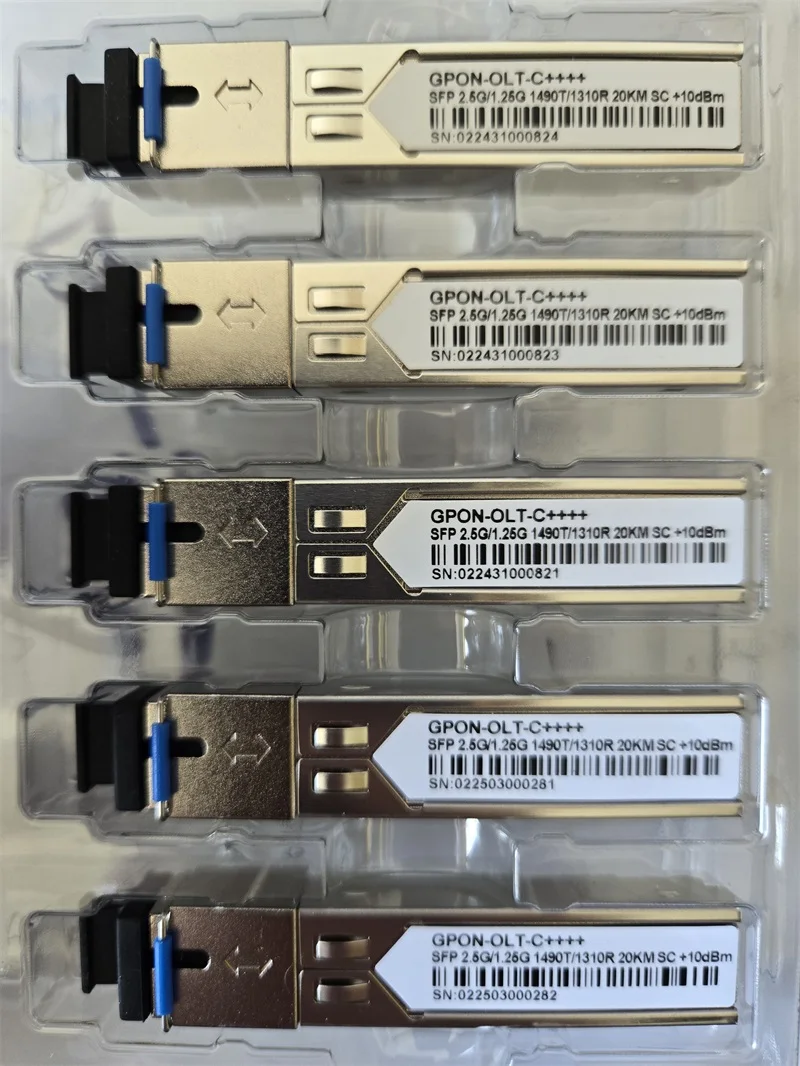 [100% New] +10db SFP Gpon Olt C++++ Pon Module Tx1490nm/Rx1310nm 20km SC UPC Compatiable with ZTE Fiberhome Parks HW VSOL - view 3