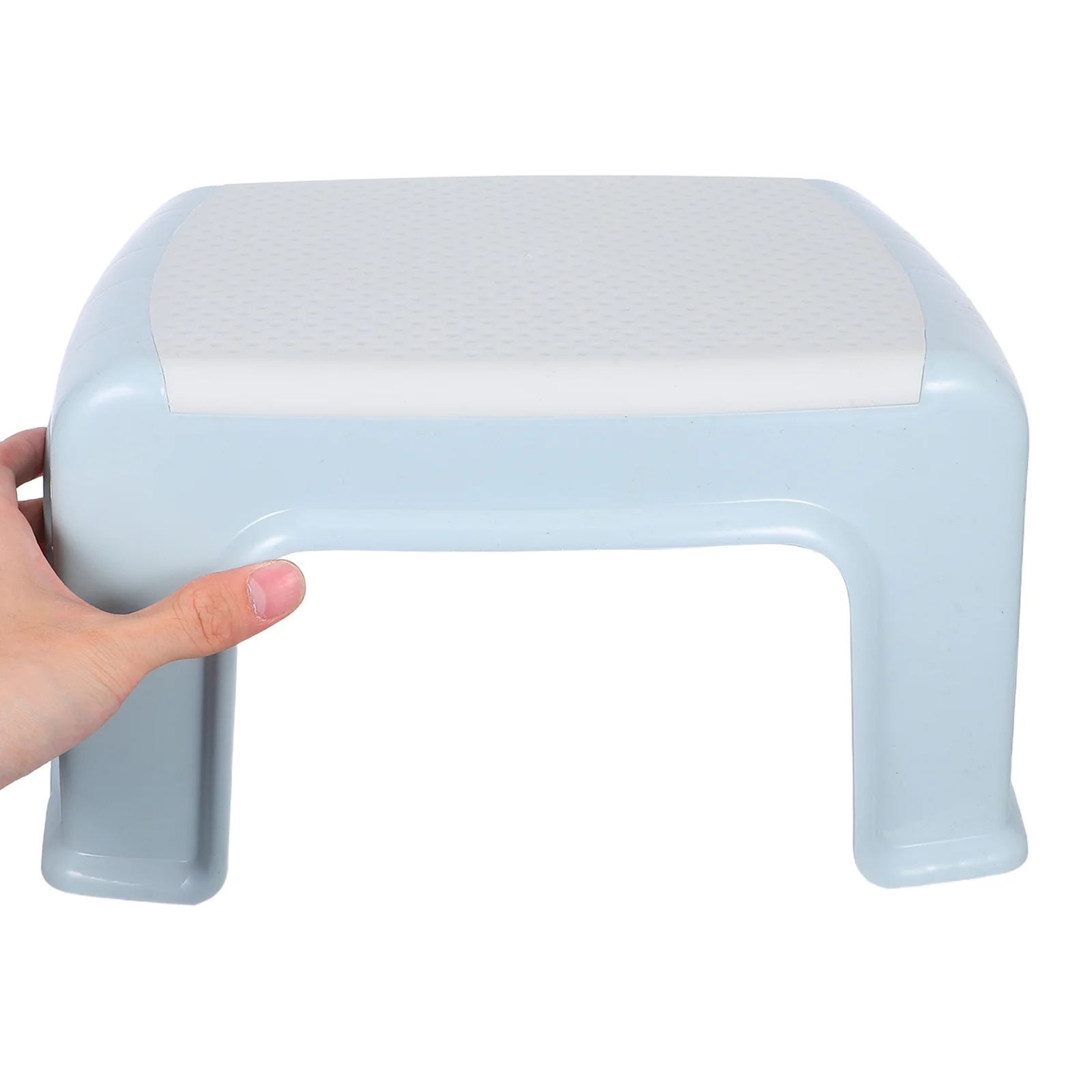 Shoe Changing Stool Lightweight Plastic Step For Bathroom Kitchen Bed Non-Slip Footrest Small Climbing