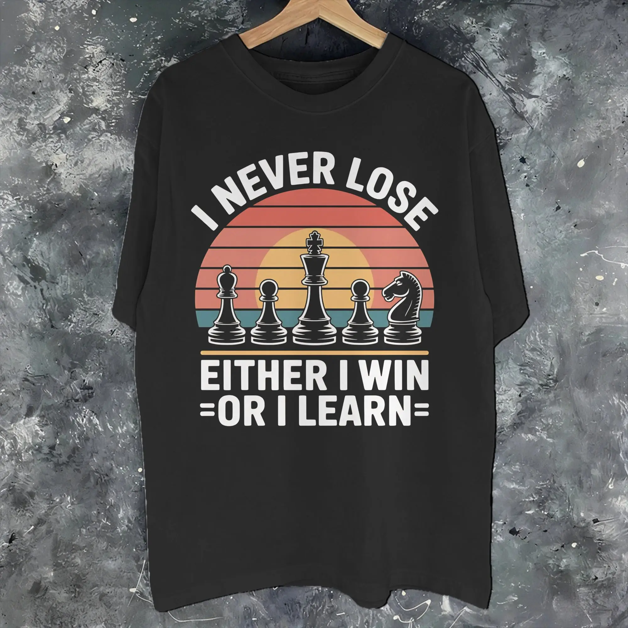 I Never Lose Either I Win Or I Learn Printed T Shirts Men Women NUNCA PIERDO 100% Cotton  Tee Shirt Clothing