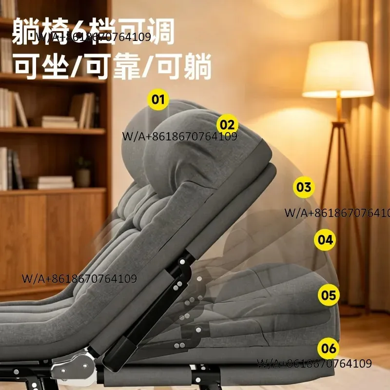 Customize Office Lunch Break Folding Bed Single Bed Foldable Recliner Seat And Sleep Dual-purpose Foldable Nap Recliner