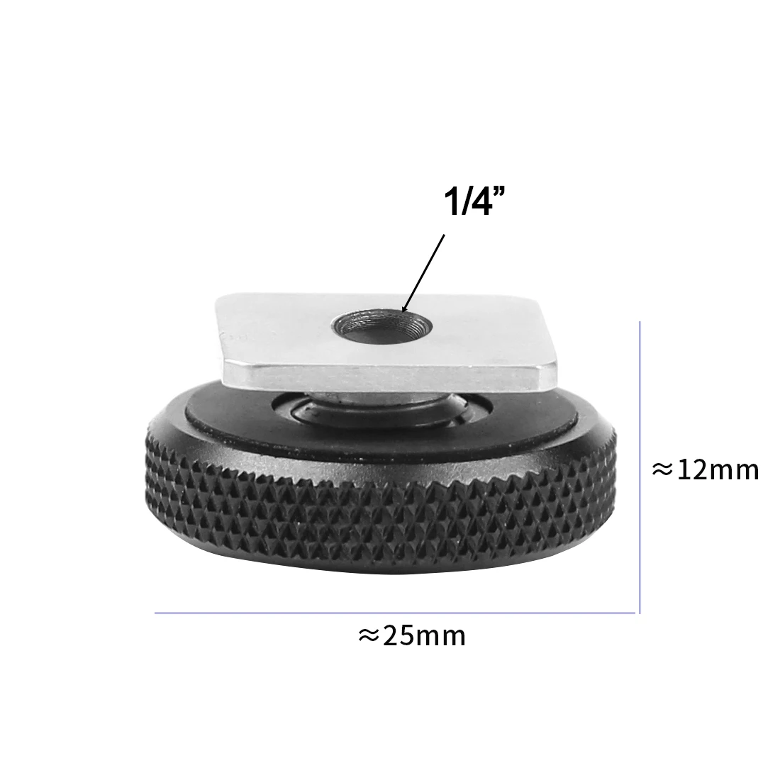 Vielseitiger Mini-Magic-Cube-Adapter mit Schraubenloch ARRI 1/4 3/8' für GoPro 13 Insta360 X4 Osmo Blitzlicht Stativhalterung – Detail 22