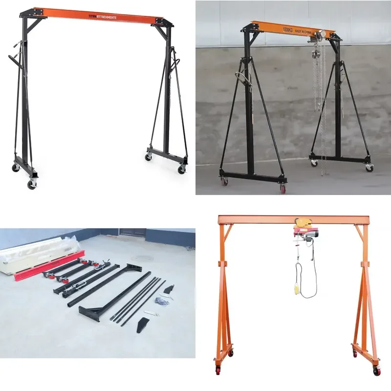 durable Cheapest Lifting Equipment Engine Crane1 Ton 2 Tons 3 Tons Foldable Workshop Crane Factory Direct Sales