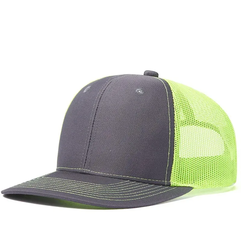 1PC Heißer Verkauf Unisex Kappe Leichte Gebogene Krempe Stil Trucker Hut Männer & Frauen Casual Outdoor Atmungsaktive Sommer Kappe – Detail 15