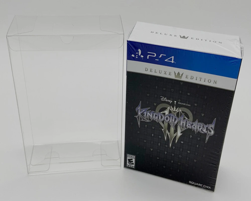 Transparent Box Protector For Sony/PlayStation 4/PS4/Kingdom Hearts Collect Boxes Game Shell Storage Clear Display Case