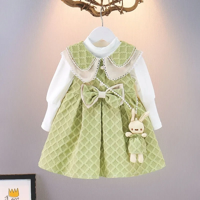 Baby Girls Dress Spring and Autumn New Little Girls Autumn Long sleeved Dress Children\'s Princess Dress