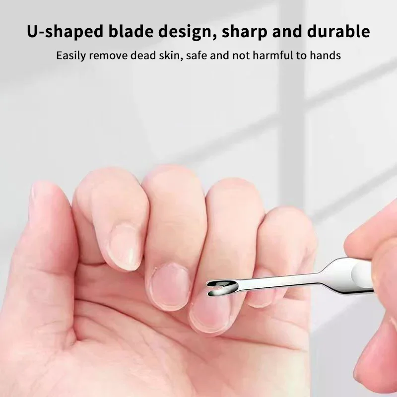 3pcs Nail Cuticle Nipper Trimmer Clipper Dead Skin Fork Remover Plier Stainless Steel Nail Art Beauty Tools