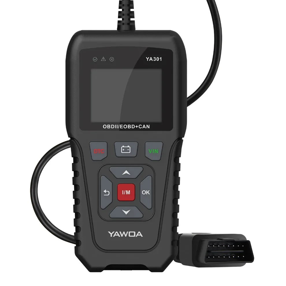 YA301 OBD2 code reader battery tester YA-301 OBDII scanner tool Full  Functions free update PK KW850 CR3001 view 3