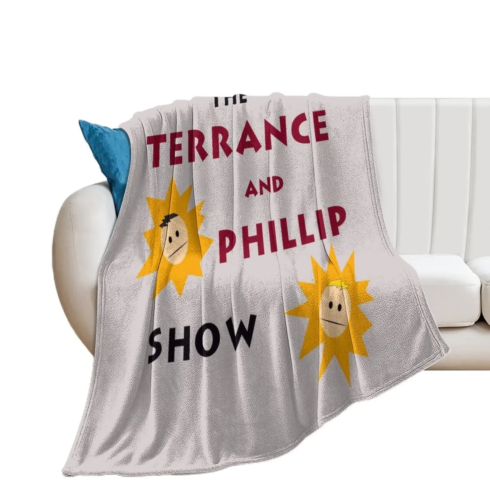 

The Terrance and Phillip Show Throw Blanket Tourist Winter beds Summer Soft Beds Blankets