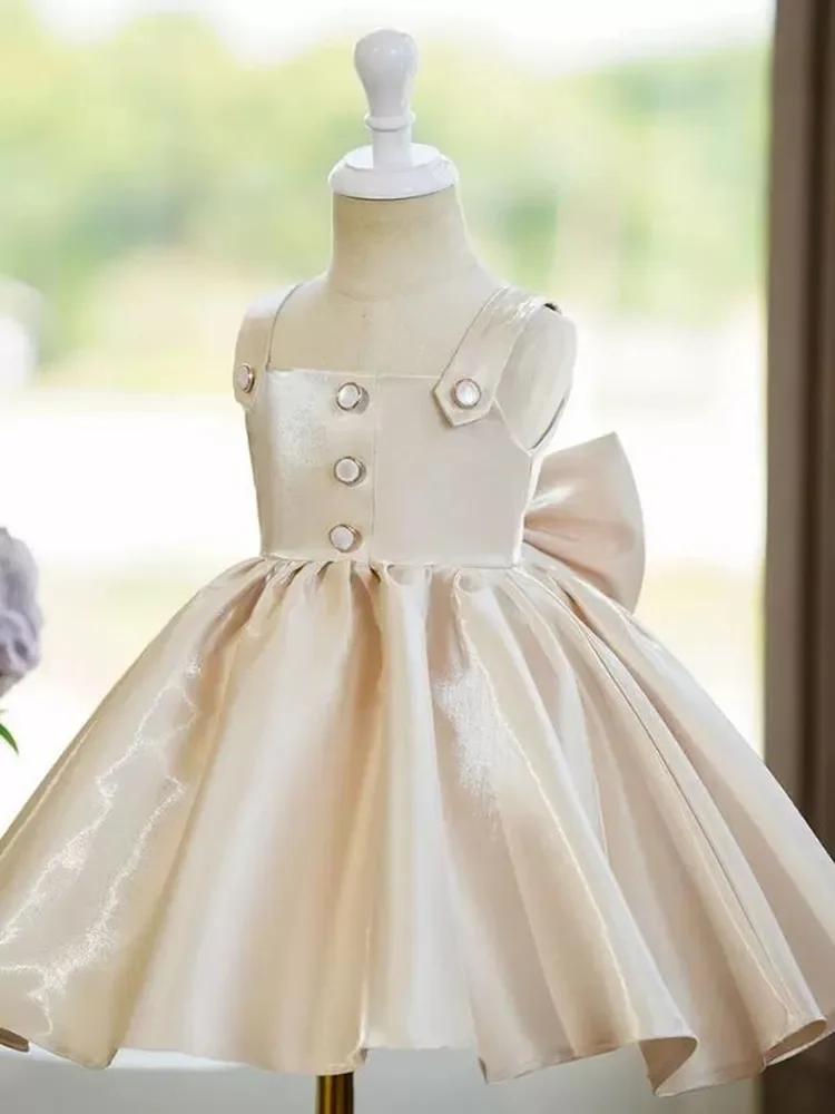 Girls' Party Dress With Sleeveless Design Perfect For Piano Performances And Birthdays A3981 Vestidos image 3