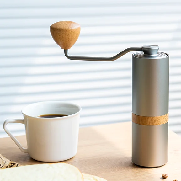 

Bluecoast OEM Service Pods Manual Coffee Grinder with Point Type Digital Roll Valve Simple and Clear to Adjustment Fixed Scale