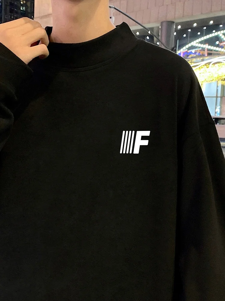 

Немецкий бархатный мужской вязаный свитер, осень-зима, американский Sle f, высокий воротник, экипаж, базовый слой, верх, модная внутренняя часть...