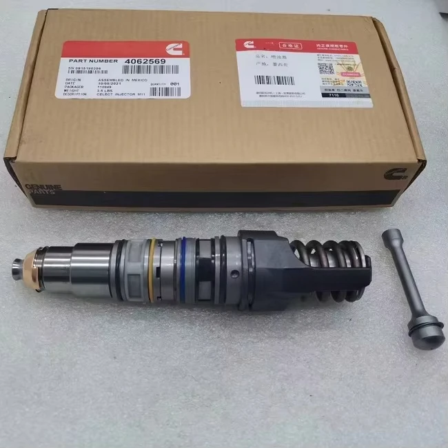 

Excavator Accessories Fast Delivery Fuel Injector 4062569 4902827 for Isx15 Qsx15 Die sel Engine Spare Parts Construction Machin