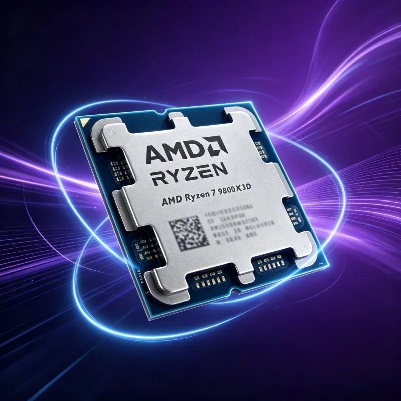 

Elite AMD Desktop CPU Ryzen 7 9800X3D R7 9800X3D,Gaming AM5 Without Package,Up to 5.2GHz 8-Core 16-Thread 96MB Cache