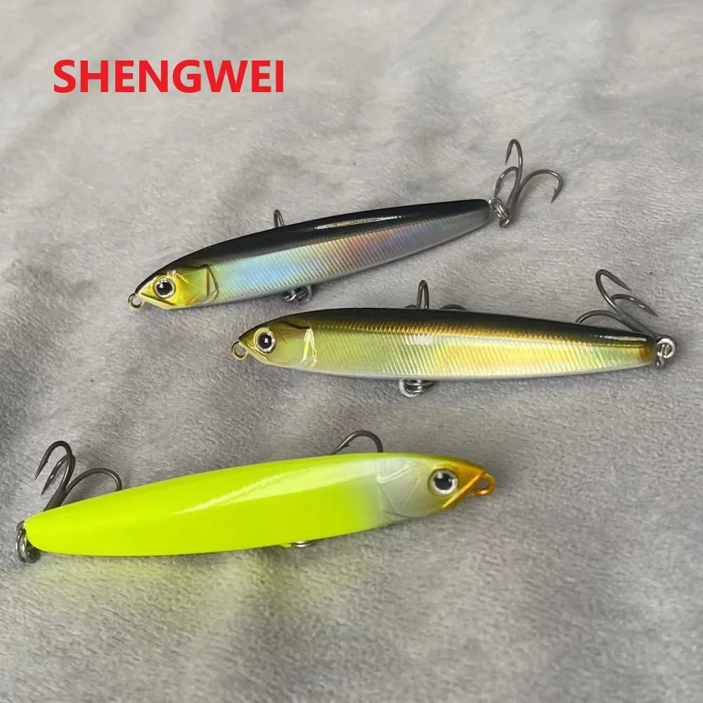 New Pencil Sinking Fishing Lure 8cm 10g 15g  Lures Pesca Accessories Saltwater Fish Bait Isca Artificial