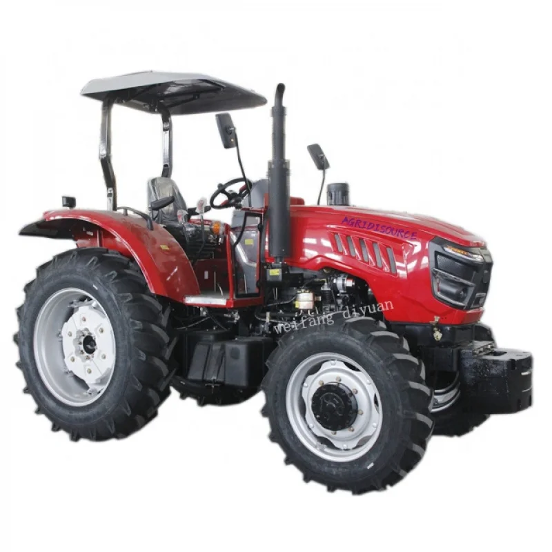 Murah: 50hp traktor 4wd dengan alat pertanian front loader backhoe untuk pertanian