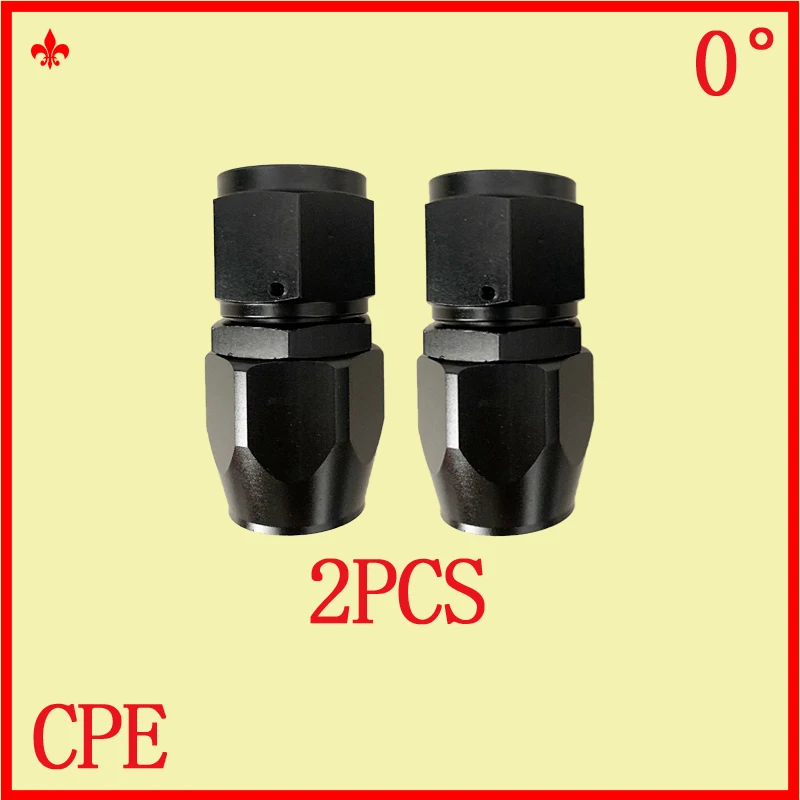 CPEAN4-AN12Aluminium Fittings Adapter, Forged Type, Swivel Hose End, Oil Fuel, Reusable Fitting the Angle 0, 45, 90, 180 Degree