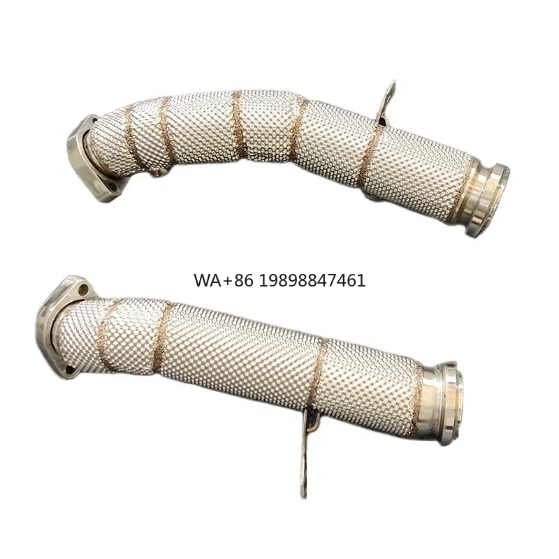 

High Flow Downpipe With Catalytic for Mercedes Benz C43 Amg W205 3.0t 2017-sport Cat Exhaust Stainless Steel 304 Downpipes