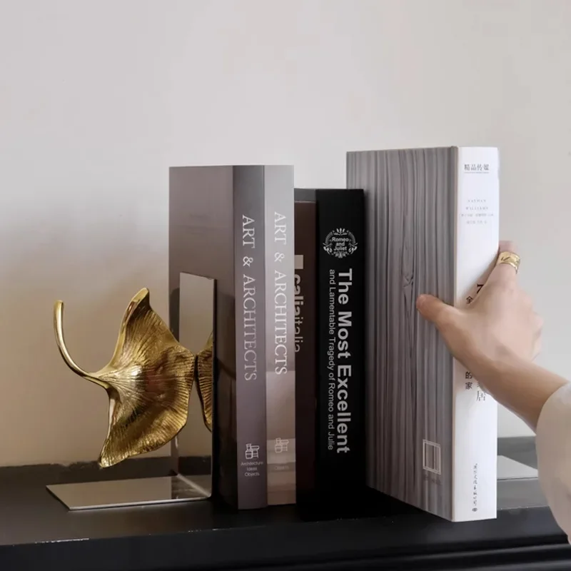 Adorno de árbol de ginkgo de Metal, estante de almacenamiento para habitación modelo de estudio, decoración suave para oficina de ventas