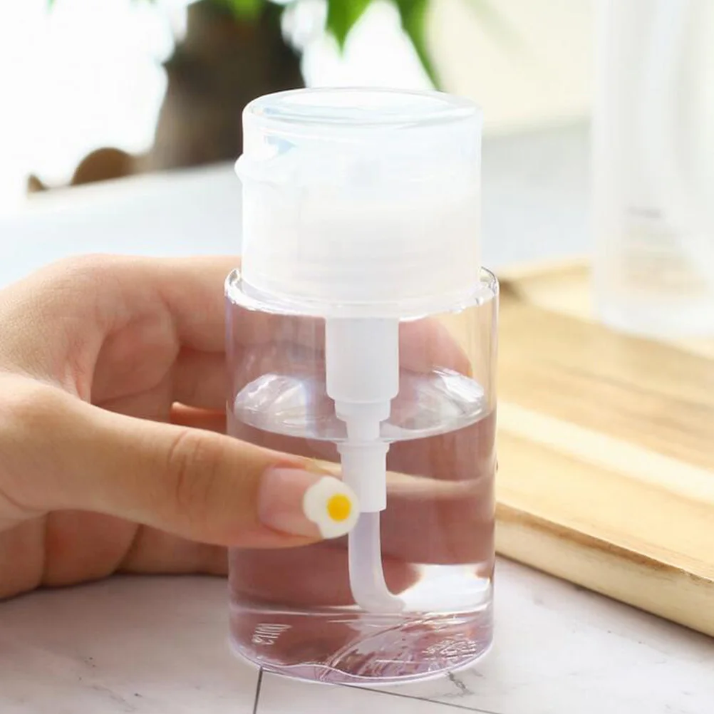 

2Pcs Travel Storage Bottle Leakproof Reusable Petg Liquid Dispenser Sub-Packing Cosmetics Bottles for Cleansing Water Nail Nail