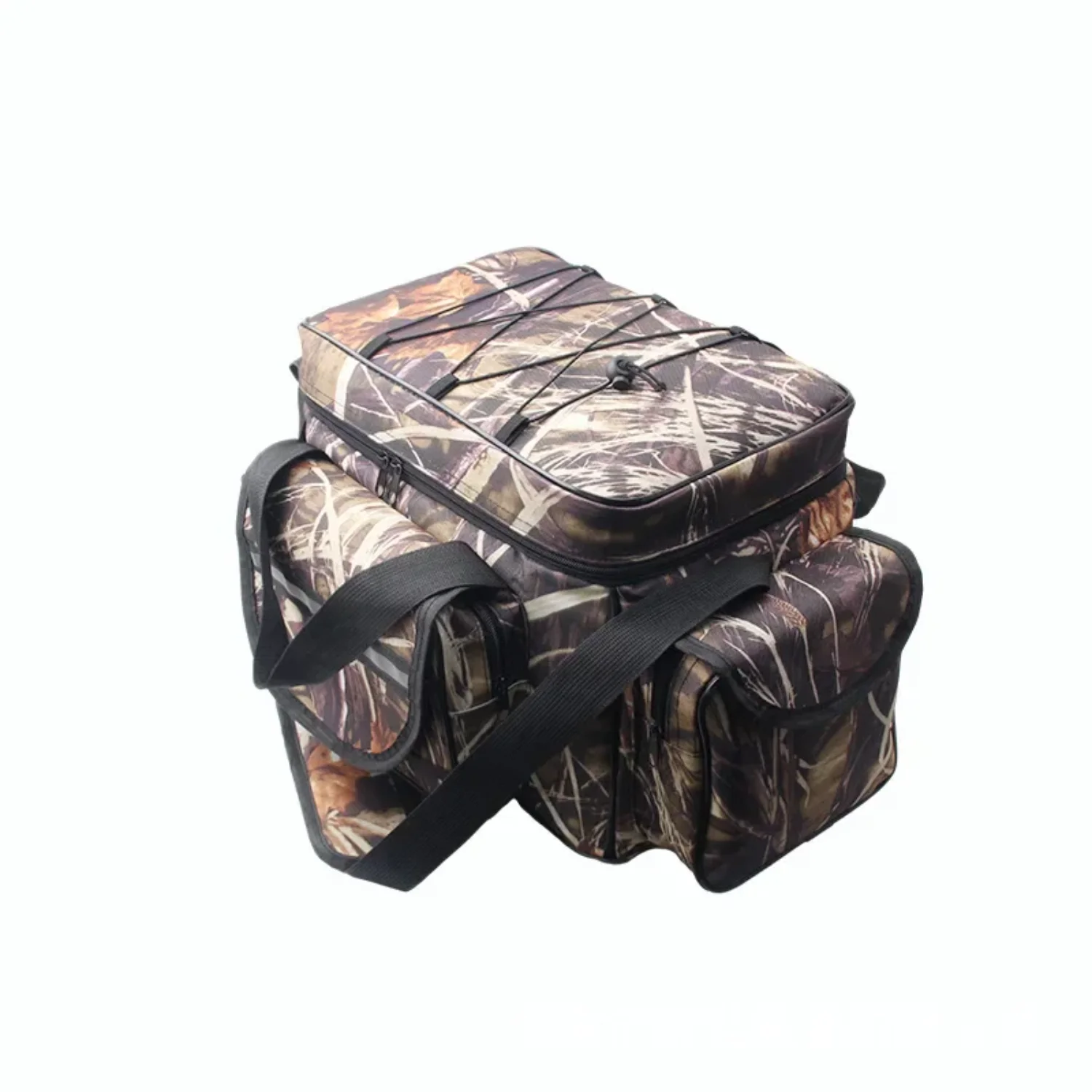 

Multi-functional Large Capacity Lure Canvas Fishing Gear Wear-resistant Waterproof Fishing Reel Bait