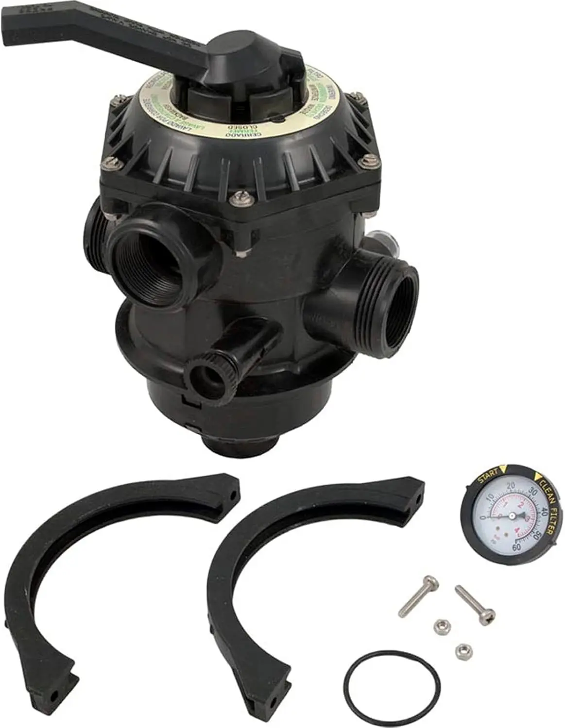 

262506 1-1/2 дюйма, 6-ходовой зажимной клапан, сменный песочный фильтр для бассейна и спа-центру