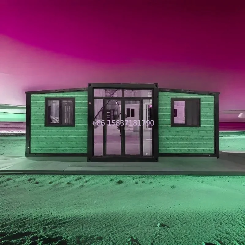 Prefabricated Folding Container House Expandable Container House Mobile Homes Modular Foldable Prefab House Container for UK