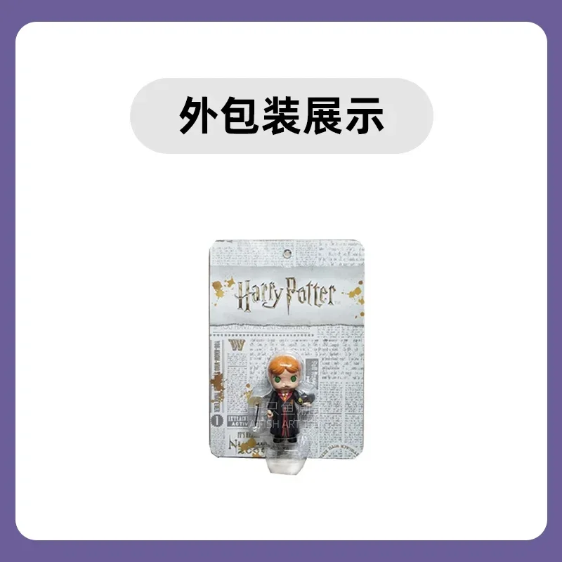 Original Popmart Molly&Harry Potter Elevator Action Figures Kawaii Model Christmas Birthday Gifts Desk Collection Toys Ornaments