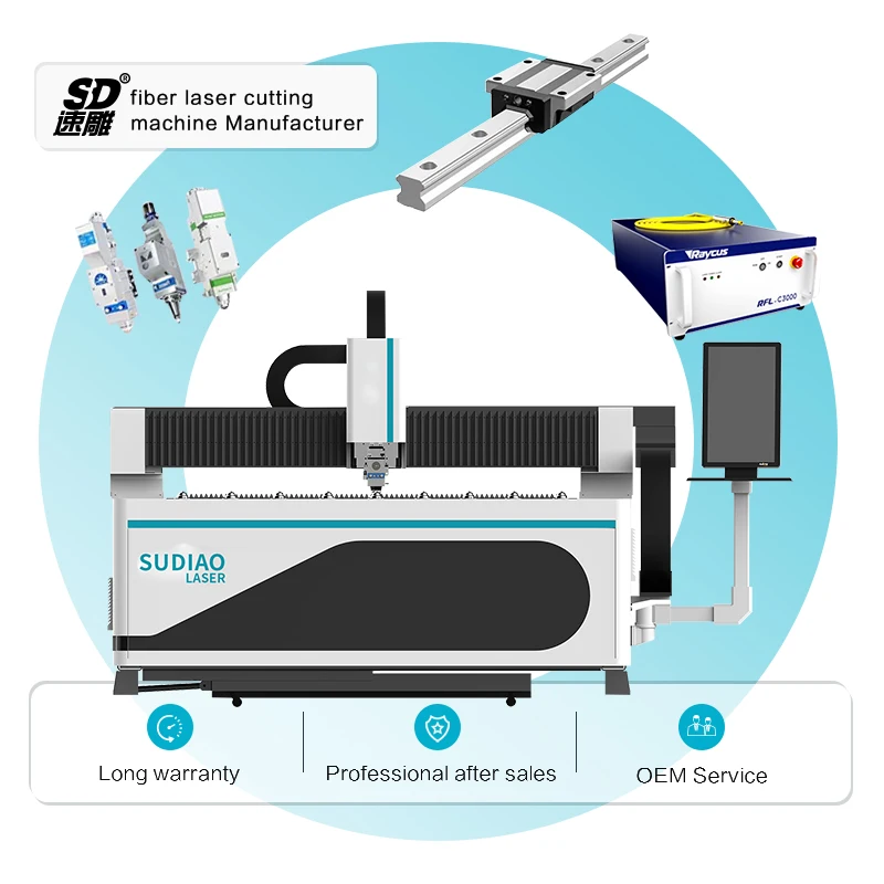 ipg  1kw 1.5kw 2000w 3000w 1325 3015 size 1mm thick cnc fiber laser cutting machine