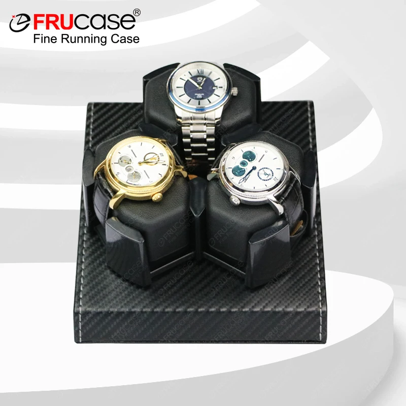 FRUCASE Watch Winder for automatic watches automatic winder for 3 watches Watch Box