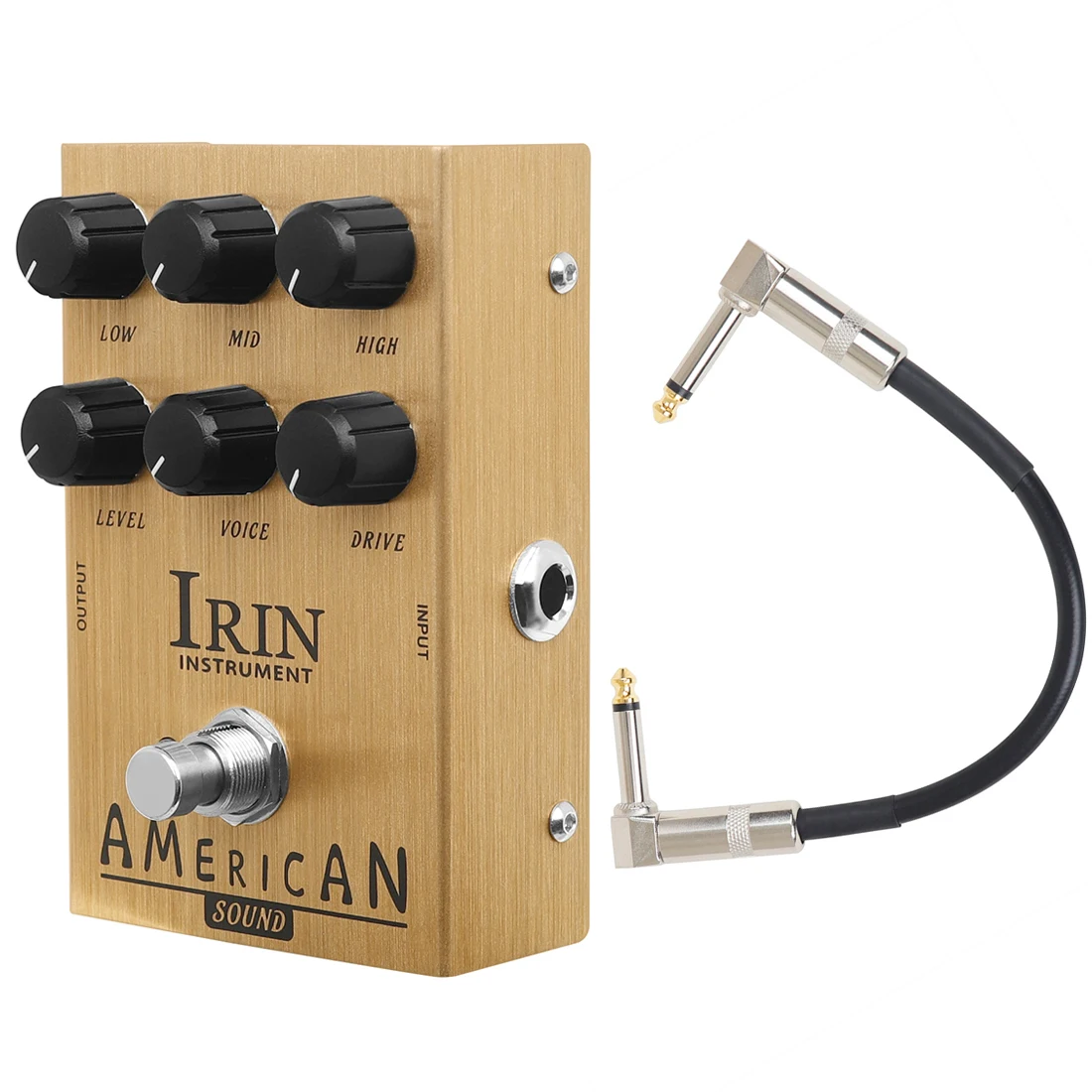 

IRIN British Sound Rock Amp Simulator Pedal for Electric Guitar Brit-Rock Era BluesBreaker Overdrive Effect Pedal Guitar Parts